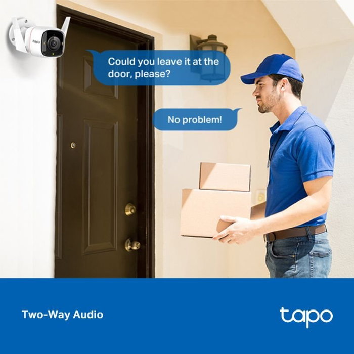 TP-Link Tapo C320WS Cámara de Seguridad 2K QHD Blanco